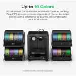 CREALITY K2 SE COMBO (With CFS FDM Semi Enclosed) 500mm/s multicolor 220x215x245mm 1002110190 - Image 5