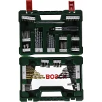 Bosch Σετ 91 Τρυπάνια Τιτανίου με Κυλινδρικό Στέλεχος