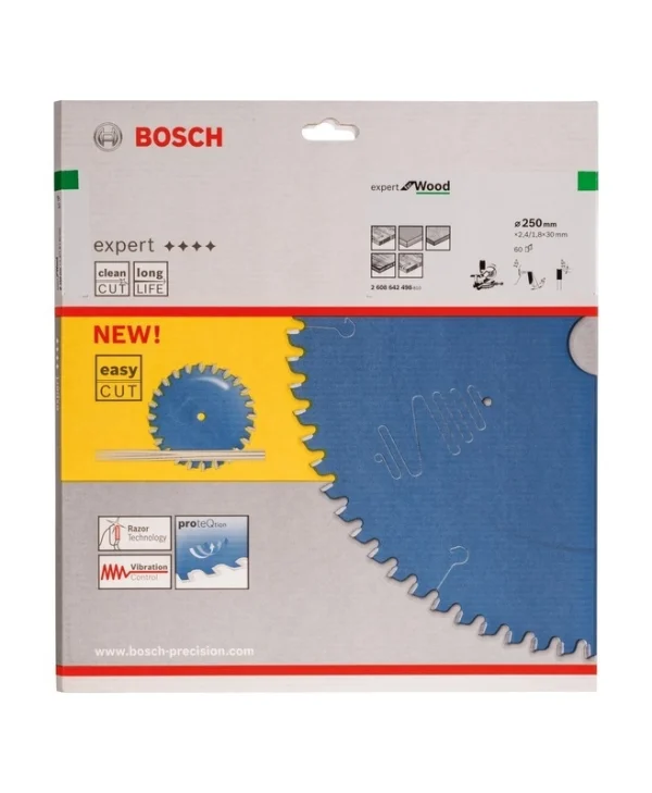 Bosch Δίσκος Κοπής Ξύλου 250mm