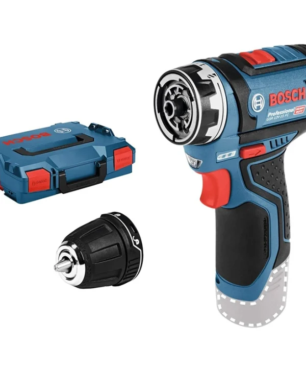 Bosch GSR 12V-15 FC Δραπανοκατσάβιδο Μπαταρίας Solo Brushless 12V
