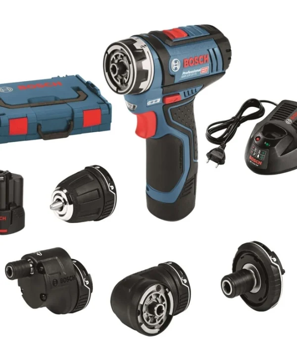 Bosch GSR 12V-15 FC Δραπανοκατσάβιδο Μπαταρίας 12V 2x2Ah