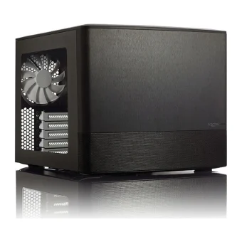 Fractal Design Node 804 Cube Κουτί Υπολογιστή με Πλαϊνό Παράθυρο Μαύρο