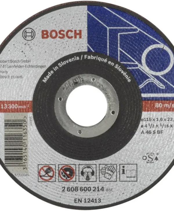 Bosch Δίσκος Κοπής Μετάλλου 115mm