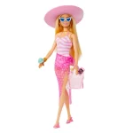 Barbie Beach Glam με Αξεσουάρ Κούκλα για 3+ ετών+ Ετών 30εκ. (Διάφορα Σχέδια) 1τμχ - Image 5
