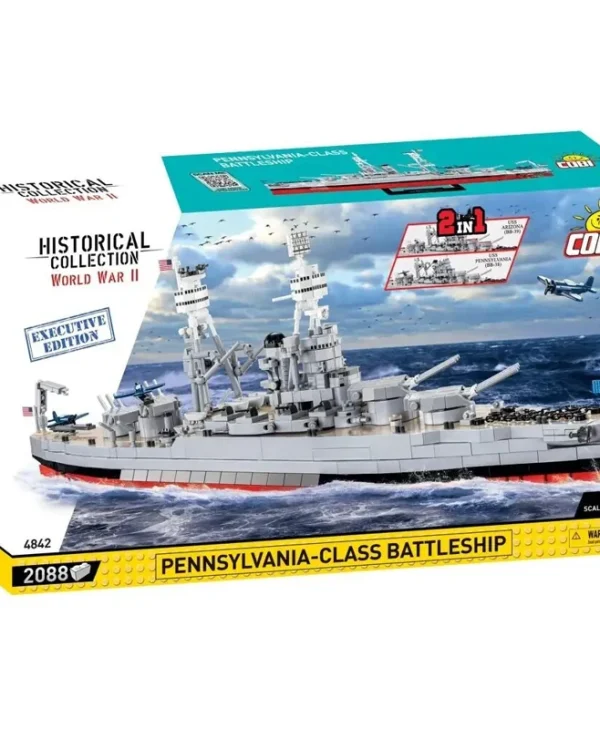 Cobi Τουβλάκια Pennsylvania - Class Battleship (2in1) - Executive Edition για 10+ ετών Ετών 2088τμχ