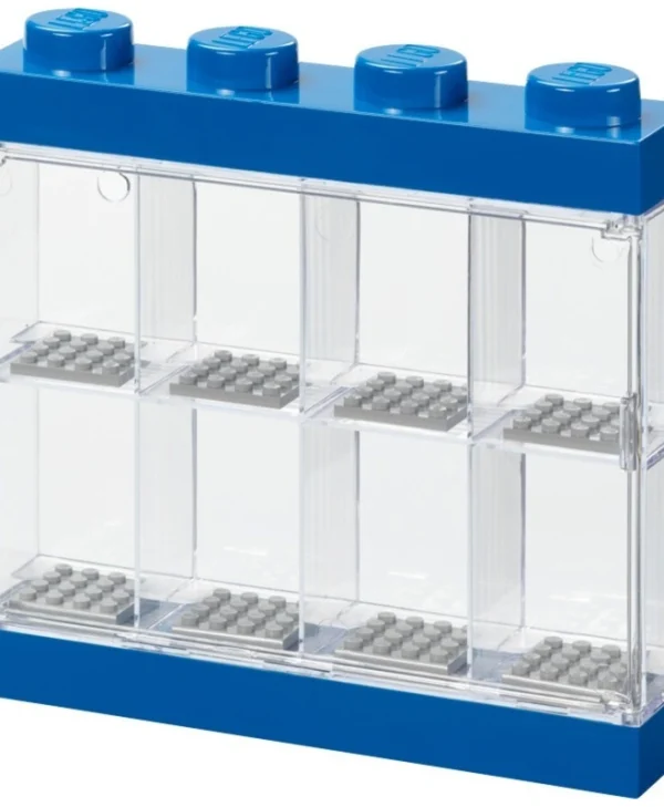 LEGO Παιδικό Κουτί Αποθήκευσης από Πλαστικό Display Case 8 Mini Figures Μπλε 19.1x18.4x18.4cm