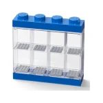 LEGO Παιδικό Κουτί Αποθήκευσης από Πλαστικό Display Case 8 Mini Figures Μπλε 19.1x18.4x18.4cm - Image 4