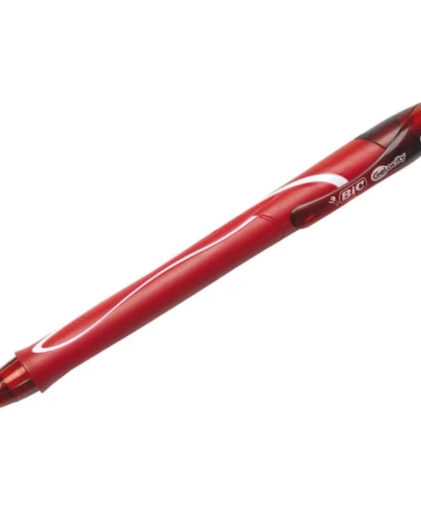 Bic Gel-ocity Quick Dry Στυλό Κόκκινο με Κόκκινο Μελάνι