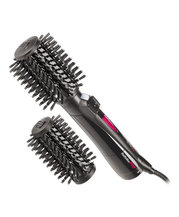 Babyliss Pro Κεραμική Ηλεκτρική Βούρτσα με Αέρα & Περιστρεφόμενη Κεφαλή για Ίσιωμα και Μπούκλες 800W
