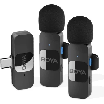 Boya BY-V20 Type-C Ασύρματο Μικρόφωνο Πέτου, Clip On για Κινητό BY-V20