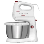 MPM Μίξερ με Inox Κάδο 3.5lt Λευκό 400W