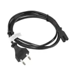Lanberg IEC C13 - Euro Cable 1.8m Μαύρο CA-C7CA-10CC-0018-BK CA-C7CA-10CC-0018-BK - Image 2
