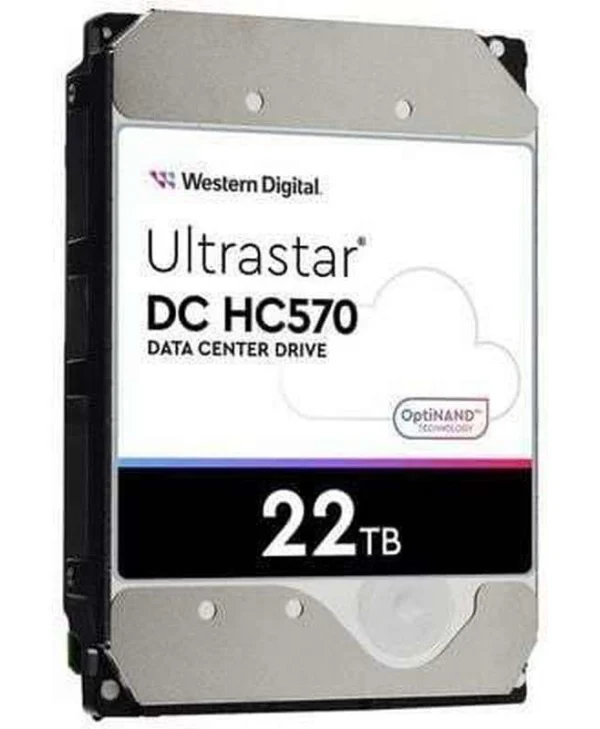 Western Digital Ultrastar DC HC570 512E SE P3 DC 22TB HDD Σκληρός Δίσκος 3.5" SAS 3.0 7200rpm με 512MB Cache για Server