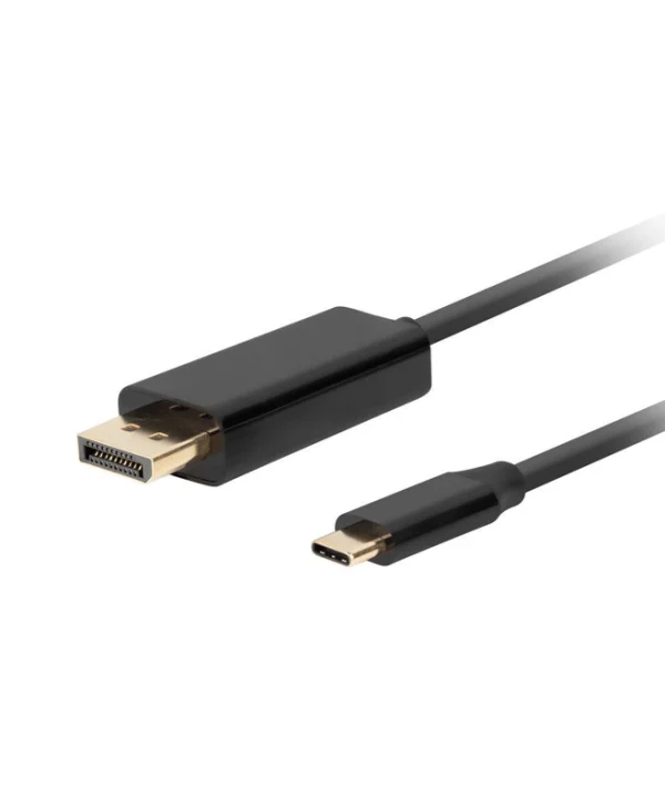 Lanberg USB 3.2 Cable USB-C male - DisplayPort Μαύρο 3m (CA-CMDP-10CU-0030-BK) CA-CMDP-10CU-0030-BK