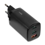 iBox Φορτιστής Χωρίς Καλώδιο με Θύρα USB-A και 2 Θύρες USB-C 65W Μαύρος (C-65)