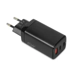 iBox Φορτιστής Χωρίς Καλώδιο με Θύρα USB-A και 2 Θύρες USB-C 65W Μαύρος (C-65) - Image 2