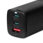 iBox Φορτιστής Χωρίς Καλώδιο με Θύρα USB-A και 2 Θύρες USB-C 65W Μαύρος (C-65) - Image 3