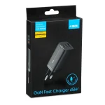 iBox Φορτιστής Χωρίς Καλώδιο με Θύρα USB-A και 2 Θύρες USB-C 65W Μαύρος (C-65) - Image 10