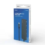 Savio USB 3.1 Hub 4 Θυρών με σύνδεση USB-C Γκρι - Image 3
