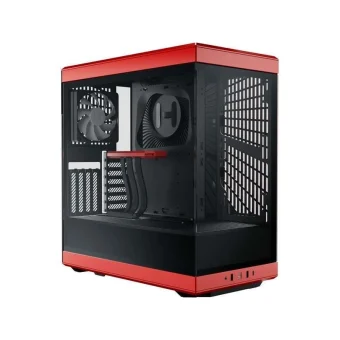 HYTE Y40 Gaming Midi Tower Κουτί Υπολογιστή με Πλαϊνό Παράθυρο Κόκκινο