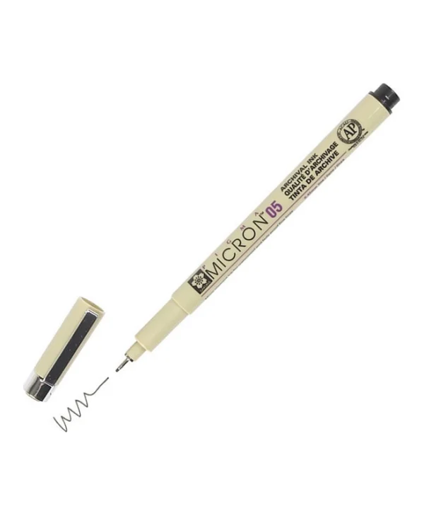 Sakura Pigma Micron 05 Μαρκαδόρος Σχεδίου Μαύρο 0.45mm