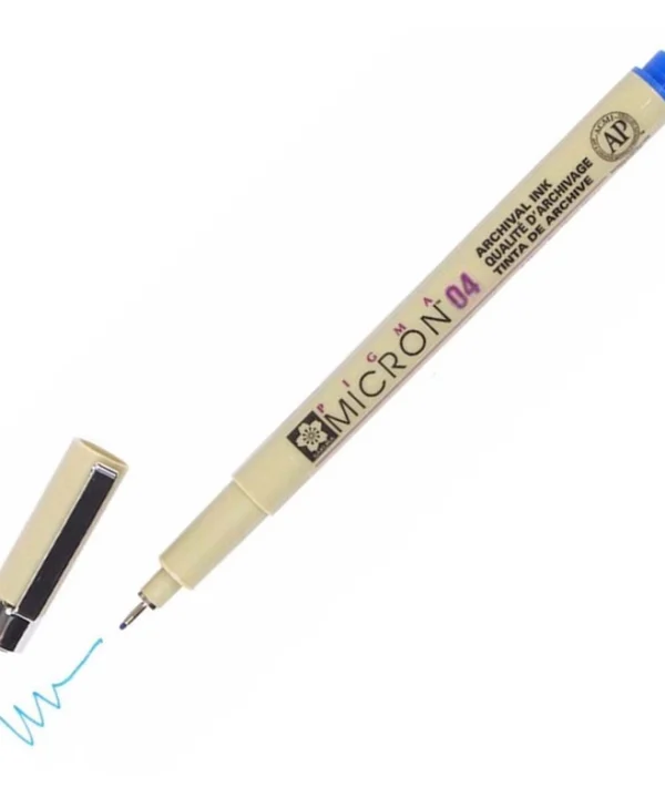 Sakura Pigma Micron 04 Μαρκαδόρος Σχεδίου Μπλε 0.4mm