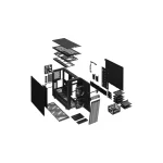 Fractal Design Define 7 Gaming Midi Tower Κουτί Υπολογιστή Μαύρο - Image 9