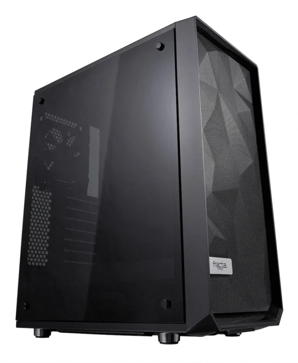 Fractal Design Meshify C Dark Tempered Glass Midi Tower Κουτί Υπολογιστή με Πλαϊνό Παράθυρο Μαύρο