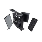 Fractal Design Meshify C Dark Tempered Glass Midi Tower Κουτί Υπολογιστή με Πλαϊνό Παράθυρο Μαύρο - Image 2