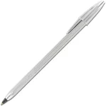 Bic Cristal Original Shine Στυλό Ballpoint Ασημί με Μαύρο Μελάνι