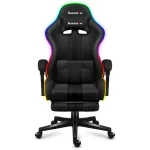 Huzaro Force 4.7 Καρέκλα Gaming Δερματίνης με RGB Φωτισμό και Υποπόδιο Grey Mesh - Image 2