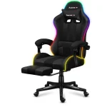 Huzaro Force 4.7 Καρέκλα Gaming Δερματίνης με RGB Φωτισμό και Υποπόδιο Grey Mesh - Image 4