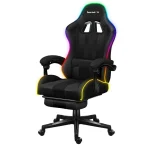 Huzaro Force 4.7 Καρέκλα Gaming Δερματίνης με RGB Φωτισμό και Υποπόδιο Grey Mesh - Image 5