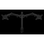 Endorfy Atlas Double Βάση Γραφείου για 2 Οθόνες έως 27" με Βραχίονα - Image 5