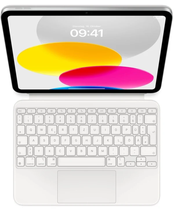Apple Magic Keyboard Flip Cover Γερμανικά Λευκό (iPad 2022 10.9'') MQDP3D/A MQDP3D/A