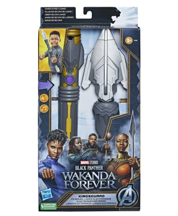 Φιγούρα Δράσης Black Panther: Wakanda Forever - Kingsguard FX Spear Black Panther με Ήχους για 5+ ετών Ετών