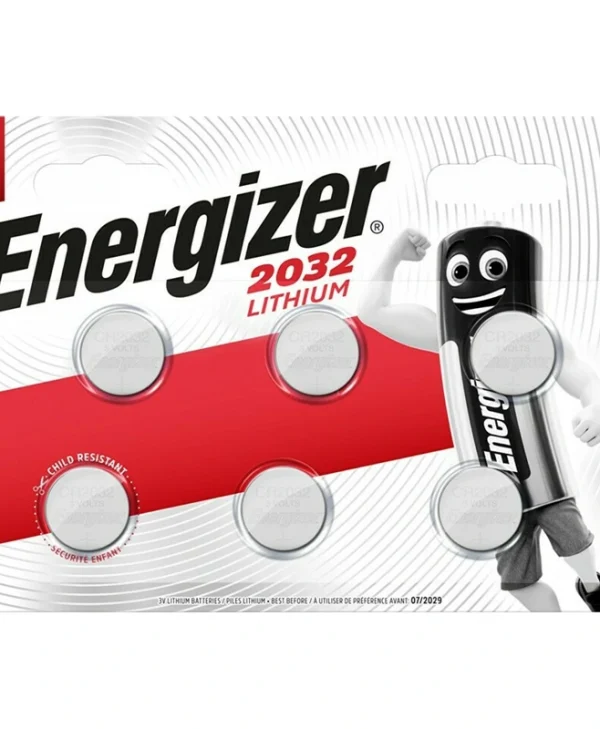 Energizer Μπαταρίες Λιθίου Ρολογιών CR2032 3V 6τμχ