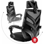 Huzaro Combat 5.0 Καρέκλα Gaming Δερματίνης με Υποπόδιο Μαύρη - Image 5