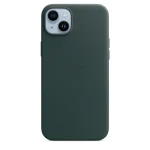 Apple Leather Case with MagSafe Back Cover Δερμάτινο Forest Green (iPhone 14 Plus)