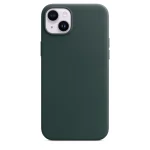 Apple Leather Case with MagSafe Back Cover Δερμάτινο Forest Green (iPhone 14 Plus) - Image 2