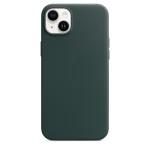 Apple Leather Case with MagSafe Back Cover Δερμάτινο Forest Green (iPhone 14 Plus) - Image 4