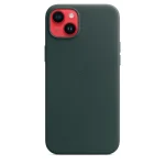 Apple Leather Case with MagSafe Back Cover Δερμάτινο Forest Green (iPhone 14 Plus) - Image 5