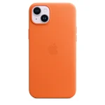Apple Leather Case with MagSafe Back Cover Δερμάτινο Πορτοκαλί (iPhone 14 Plus) - Image 2