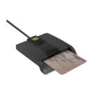 Qoltec Intelligent Smart ID Chip SCR-0634 Card Reader USB 3.2 Type-C για SmartCard - Image 3