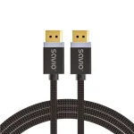 Savio Cable DisplayPort male - DisplayPort male 2m Μαύρο (CL-166) CL-166