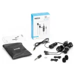 Boya BY-M1DM Σετ Πυκνωτικό Μικρόφωνο Πέτου, Clip On για Κάμερα σε Χρυσό Χρώμα BY-M1DM - Image 5