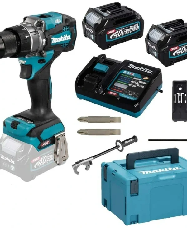 Makita XGT Κρουστικό Δραπανοκατσάβιδο Μπαταρίας 40V 2x2.5Ah