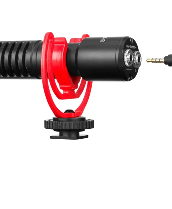 Boya BY-MM1+ Electret Μικρόφωνο Shock Mounted Δημοσιογραφικό BY-MM1+