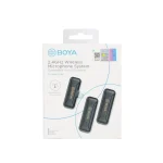 Boya BY-WM3T2-D2 Ασύρματο Μικρόφωνο Clip On για Κινητό BY-WM3T2-D2 - Image 3