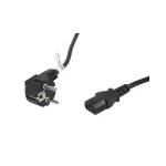 Lanberg IEC C13 - Schuko Cable 10m Μαύρο CA-C13C-11CC-0100-BK CA-C13C-11CC-0100-BK - Image 2